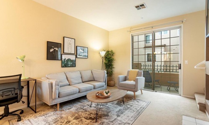 Milpitas Apartment | Bright Milpitas 2BR w/ Balcony & Pool, Coffee & Dining, by Blueground