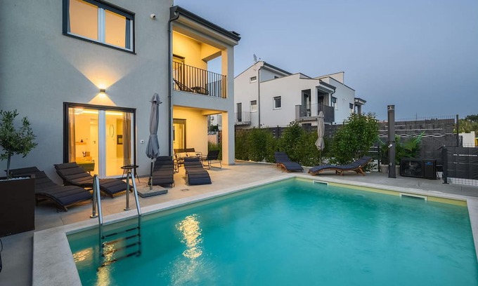 Nova Vas House | Attractive villa Diva with swimming pool lies near Porec and the sea.