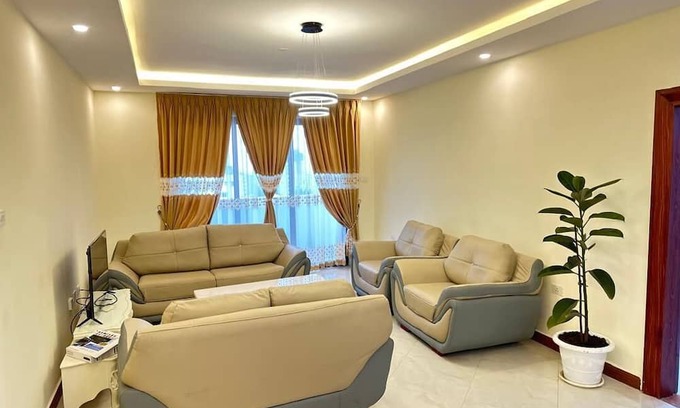 Kirkos Apartment | Spacious 3-bedroom apartment with Gym room and AC in vibrant Addis Ababa