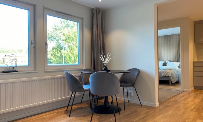 Backadalen Apartment | Newly renovated apartment with free parking