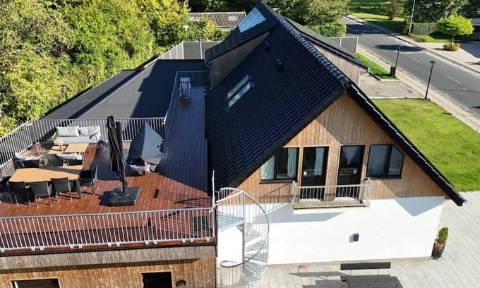 Odense House | Large Odense Home w/Rooftop Terrace, 2 Kitchens & Free Parking