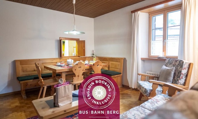 Sent Apartment | Chasa Bügliet: Holiday flat in the village center of Sent