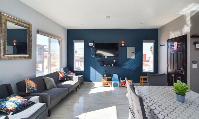 Ensenada Apartment | New apartment with rooftop for 6 near Costco and avenida reforma