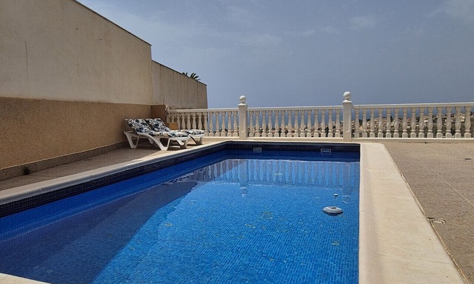 Bolnuevo Apartment | Casa Brisamar with stunning view over sea and mountain