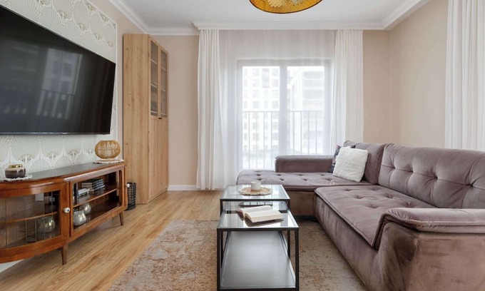 Zaspa Apartment | Grudziądzka 6A Gdańsk | Large Apartment with Gym, Parking and Air Conditioning