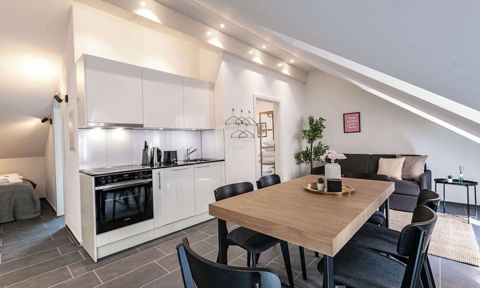 St. Gallen House | book2stay 2.5-room apartment #8 Säntis up to 6 people