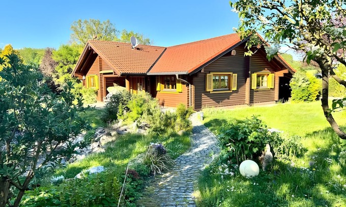 Ebersdorf bei Coburg House | Holiday Home 'Zur Einberger Schweiz' with Private Terrace, Private Garden and Wi-Fi