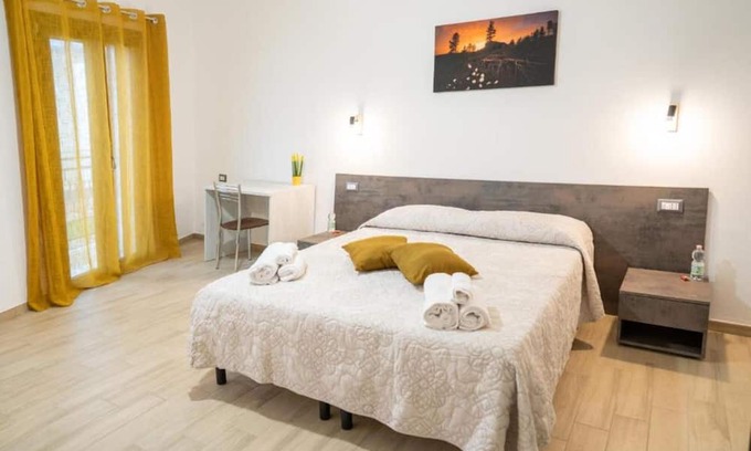 Jerzu Apartment | Double Room with Private Bathroom and Panoramic Terrace