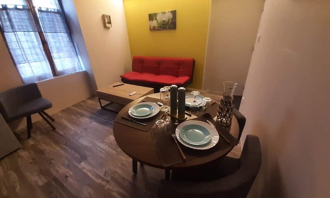 Bourg-Saint-Andeol Apartment | Apartment '105 - Cosy T2' with Wi-Fi and Air Conditioning