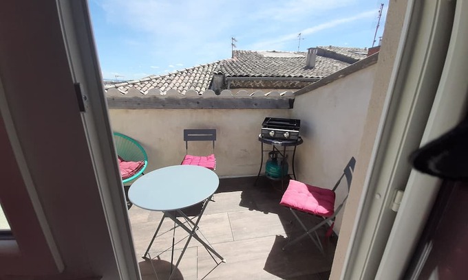 Bourg-Saint-Andeol Apartment | Apartment 103 - Cosy T2 40 m²