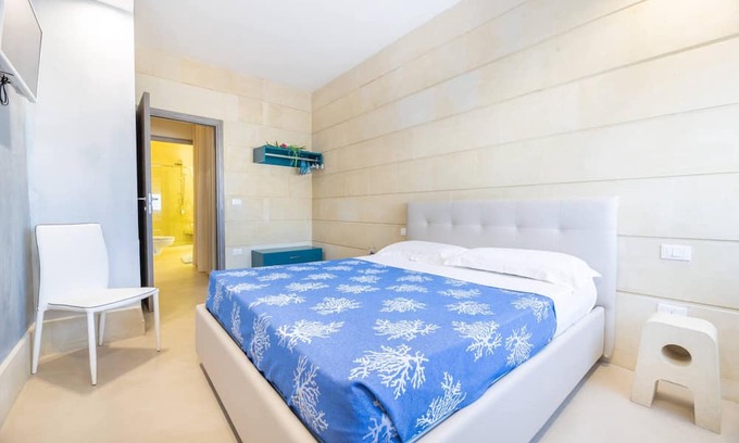 Otranto Apartment | Apartment 'Biancomare Otranto - 8' with Sea View, Wi-Fi and Air Conditioning