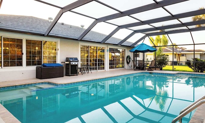 Lochmoor Waterway Estates House | ‼️Family-Ready‼️ 4BR with Heated Pool & BBQ