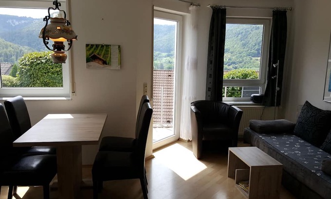 Bad Urach Apartment | Apartment 'Fewo1' with Mountain View, Private Terrace and Wi-Fi