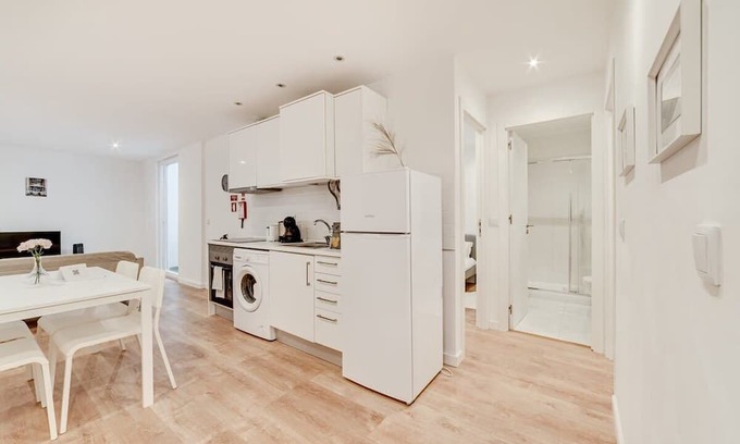 Sao Jose Apartment | Intimate & Modern in the Center of Lisbon w/Patio