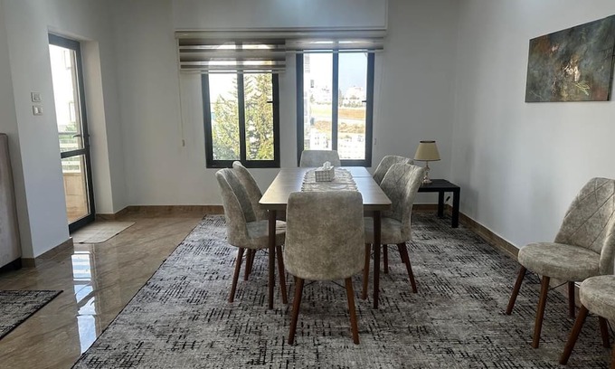 Suwailih Apartment | (5) 3-bedroom quiet apartment with free parking, balcony & sitting areas.
