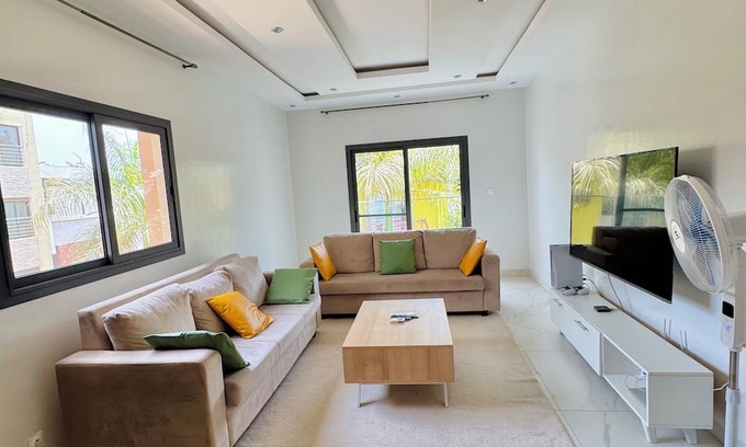 Dakar Apartment | 2-bedroom apartment in charming Dakar with AC, WiFi. Live the local life