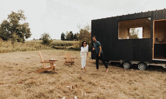 Saint-Emilion Cabin | Tiny House in the heart of an organic Saint Emilion vineyard