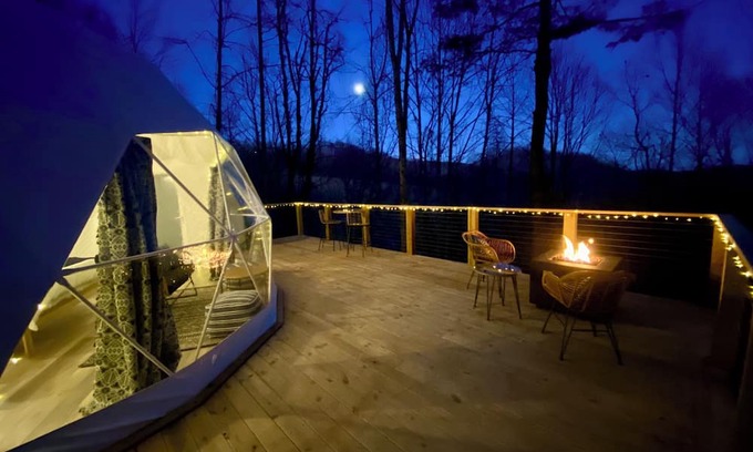 Todd Cabin | Tiny Treepod - Hot Tub, Views, Romantic Oasis