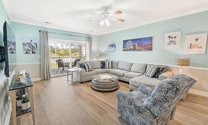Central Myrtle Beach Condo | 3-bedroom condo in awesome Myrtle Beach with WiFi, AC