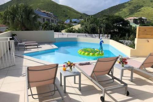 Cul de Sac House | Tranquil Suite S12B with Pool Near Pinel Island