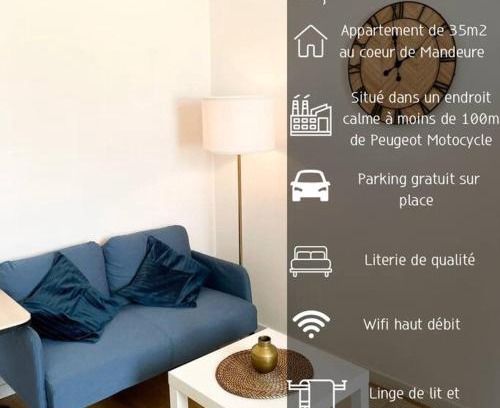 Mandeure Apartment | Discover Family-Friendly Comfort at L’atelier des rêves