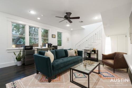 Clarksville House | Stylish ATX Hideaway with Patio, Firepit & Pet Welcome