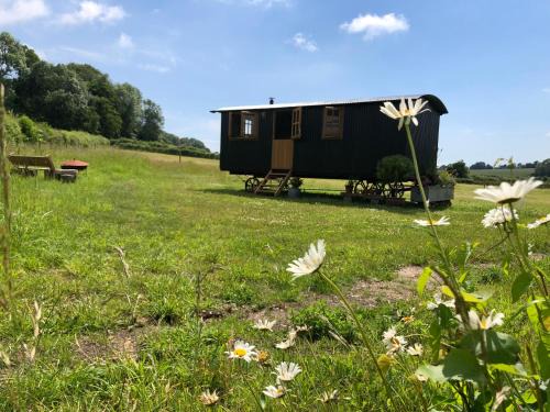 Rowlands Castle Other | Cozy Deer Lodge Shepherds Hut with Hot Tub for Families