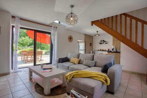 Cleguer House | Cozy Home with Fireplace Near Lorient, Family-Friendly Stay