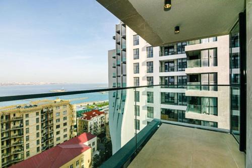 Bayil Apartment | Garden View Retreat at Sabah Residance with Pool & Hot Tub